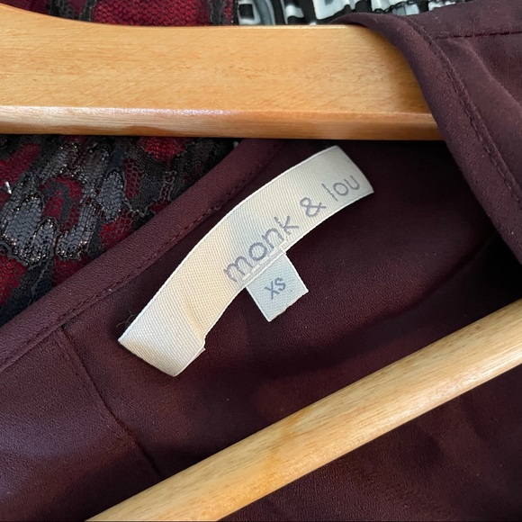 SALE MONK & LOU breezy shirt dress - Picture 3 of 3